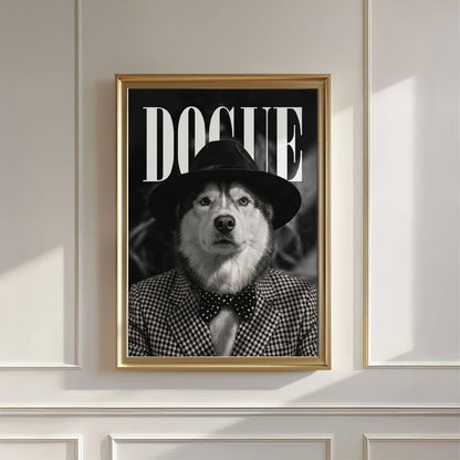 Fashion Husky N, Vertical, Wall Art