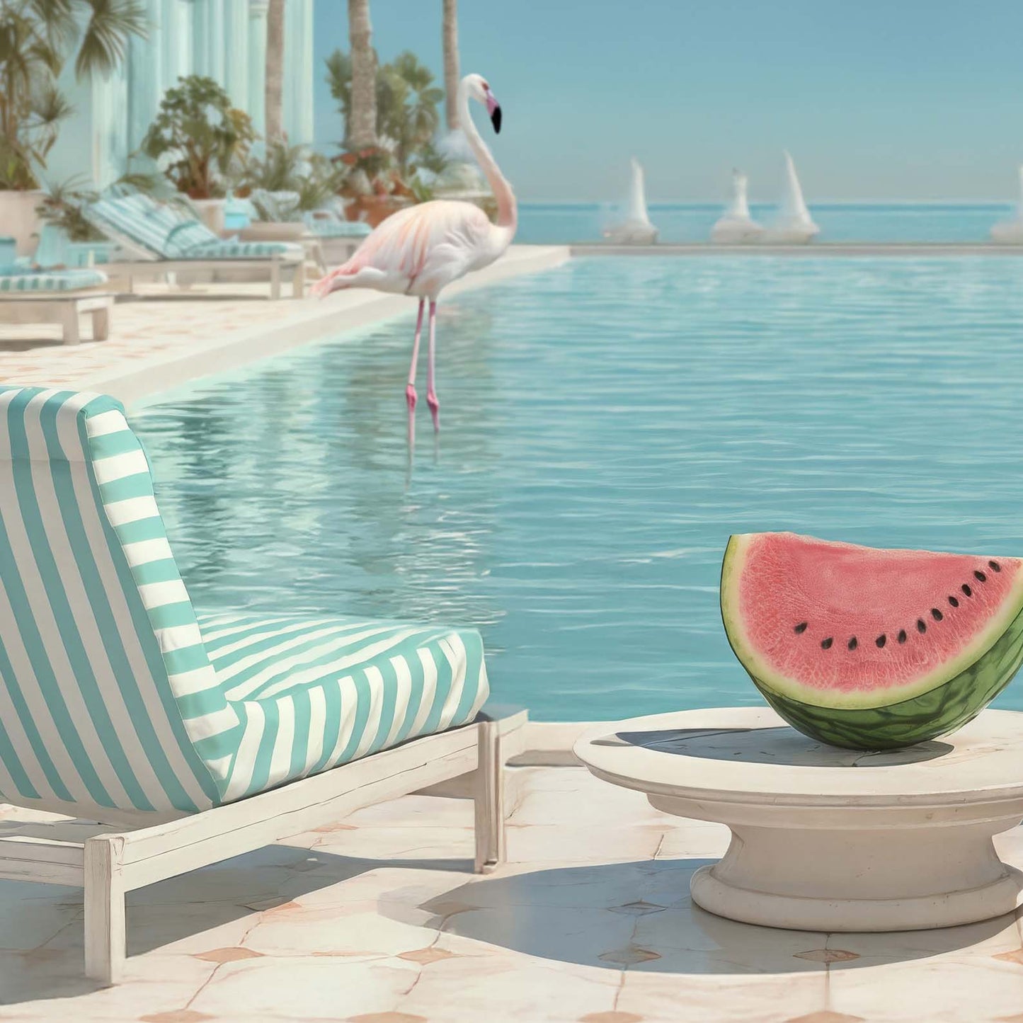 Flamingos Infinity Pool, Horizontal