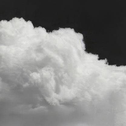 Extreme Close Up Detail Of Fluffy Cloud · Black