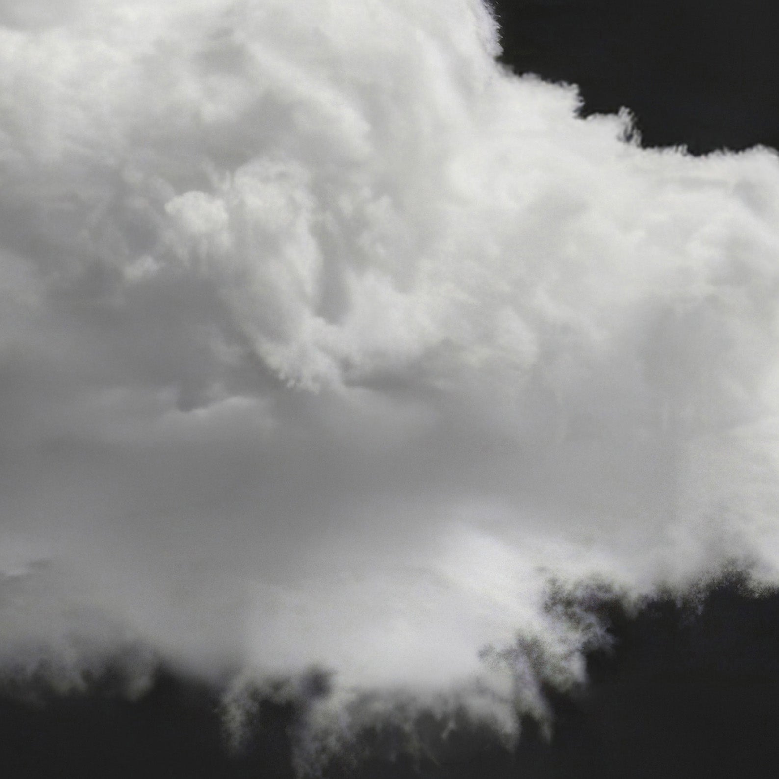 High Resolution Art Texture Of Fluffy Cloud · Black