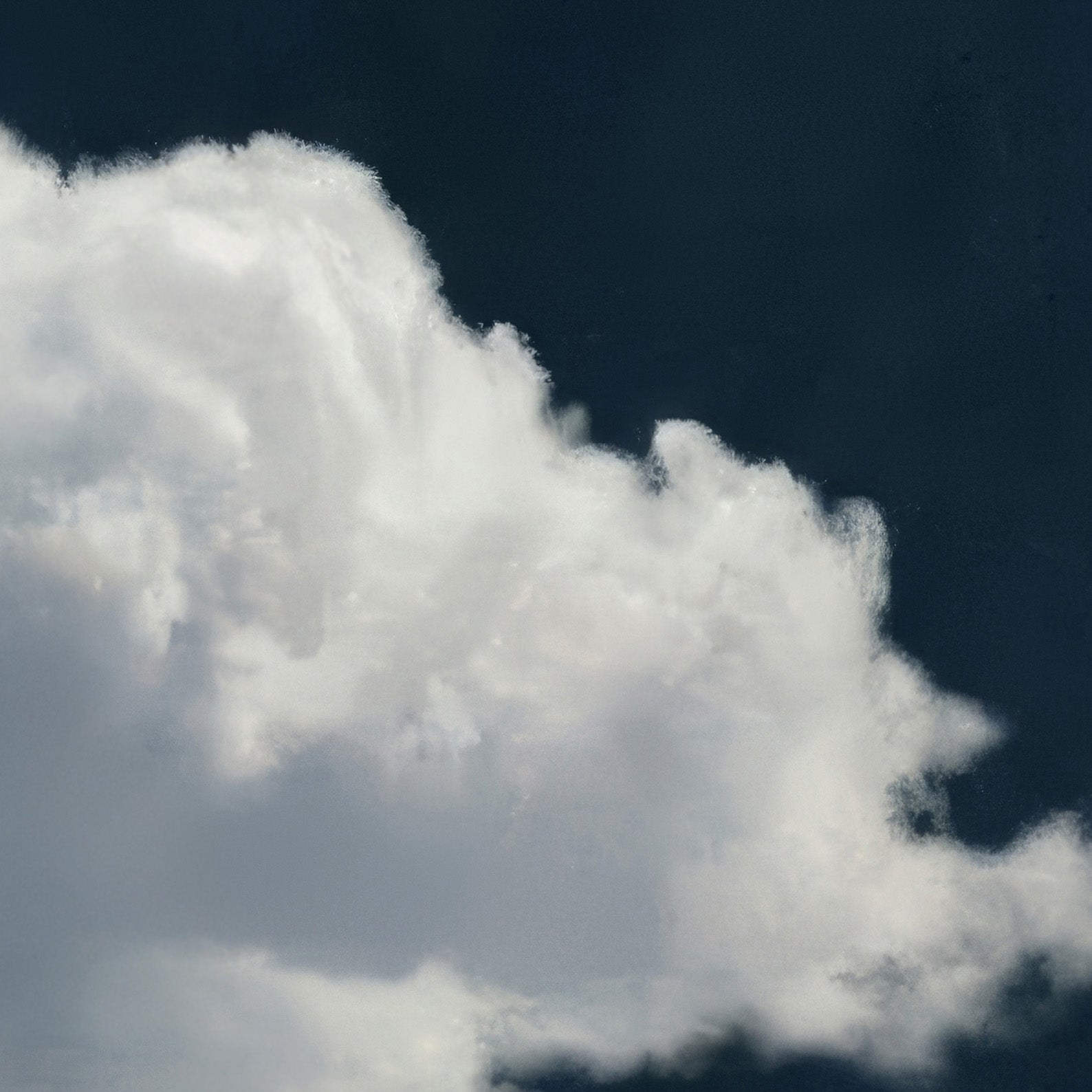 High Resolution Art Texture Of Fluffy Cloud · Blue