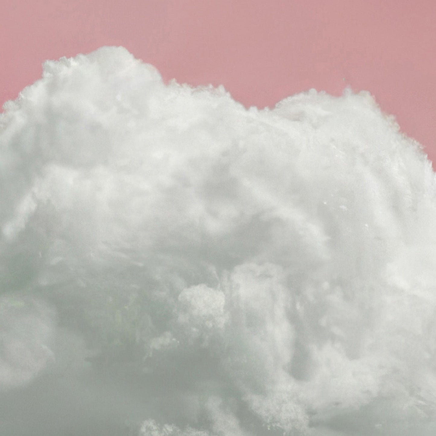 Extreme Close Up Detail Of Fluffy Cloud · Pink