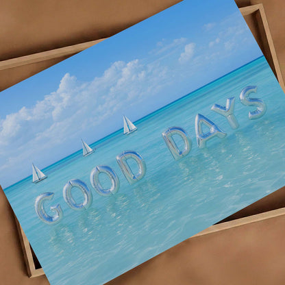 Good Days Balloons, Horizontal, Art Print