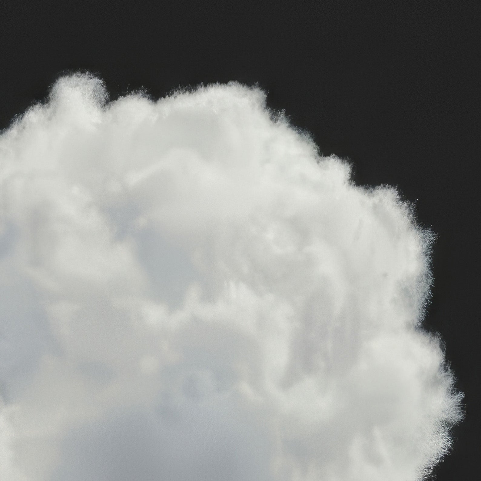 High Resolution Art Texture Of Heart Cloud · Black