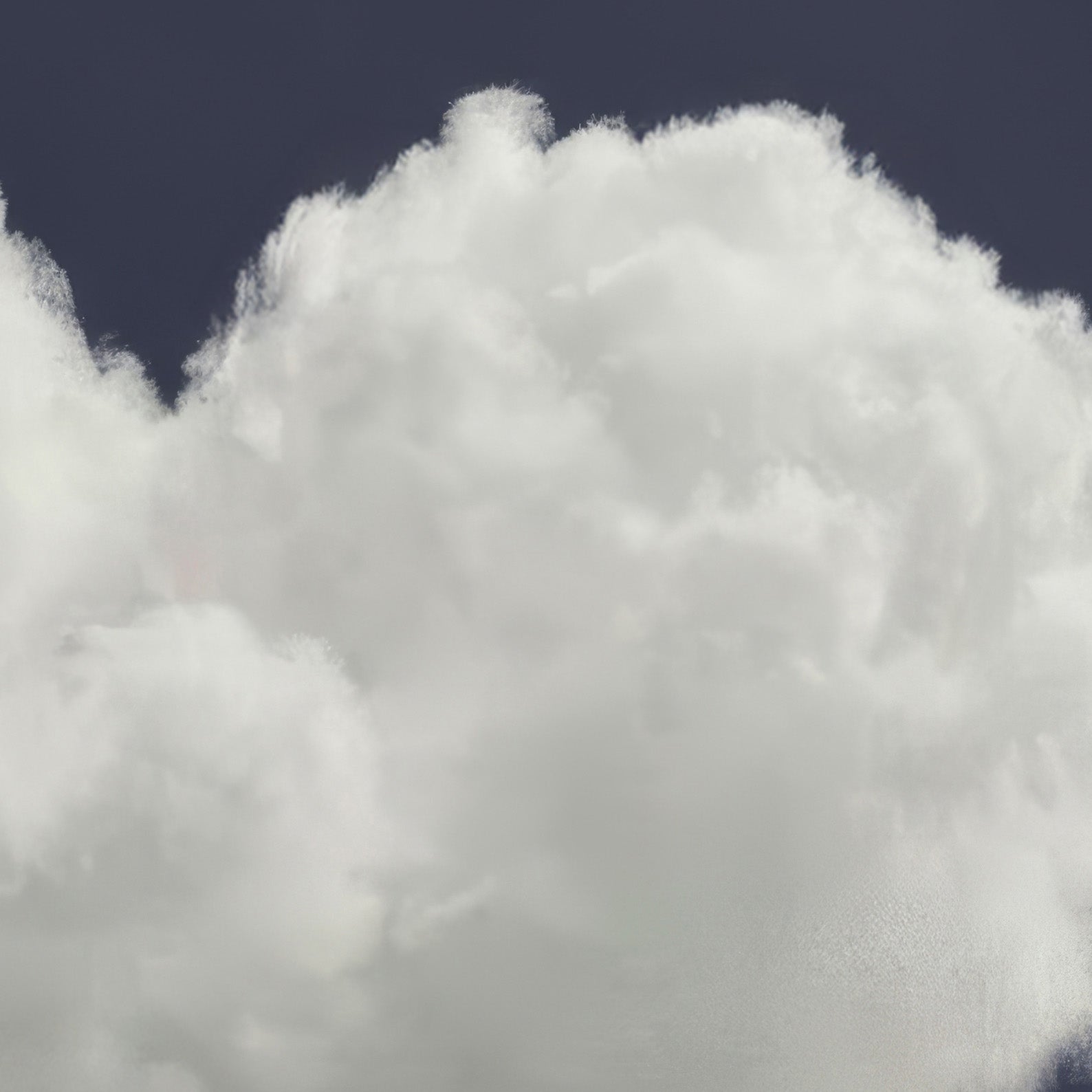 Extreme Close Up Detail Of Heart Cloud · Charcoal Grey