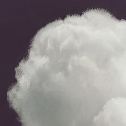 Extreme Close Up Detail Of Heart Cloud · Purple