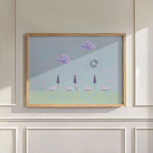 Holiday Mode, Horizontal, Wall Art