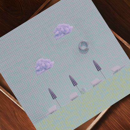 Holiday Mode, Square, Art Print