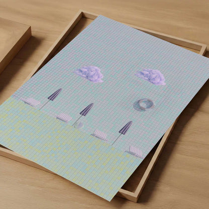 Holiday Mode, Vertical, Art Print