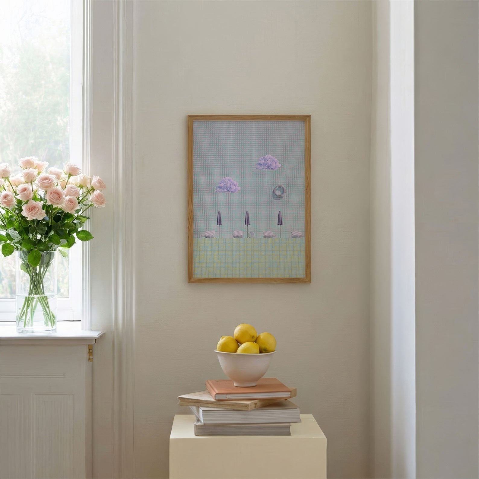 Holiday Mode, Vertical, Framed Art