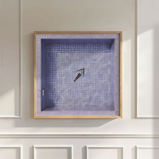Lavender Drift B, Square