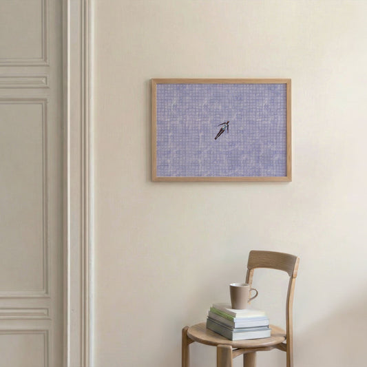 Lavender Drift, Horizontal, Framed Art