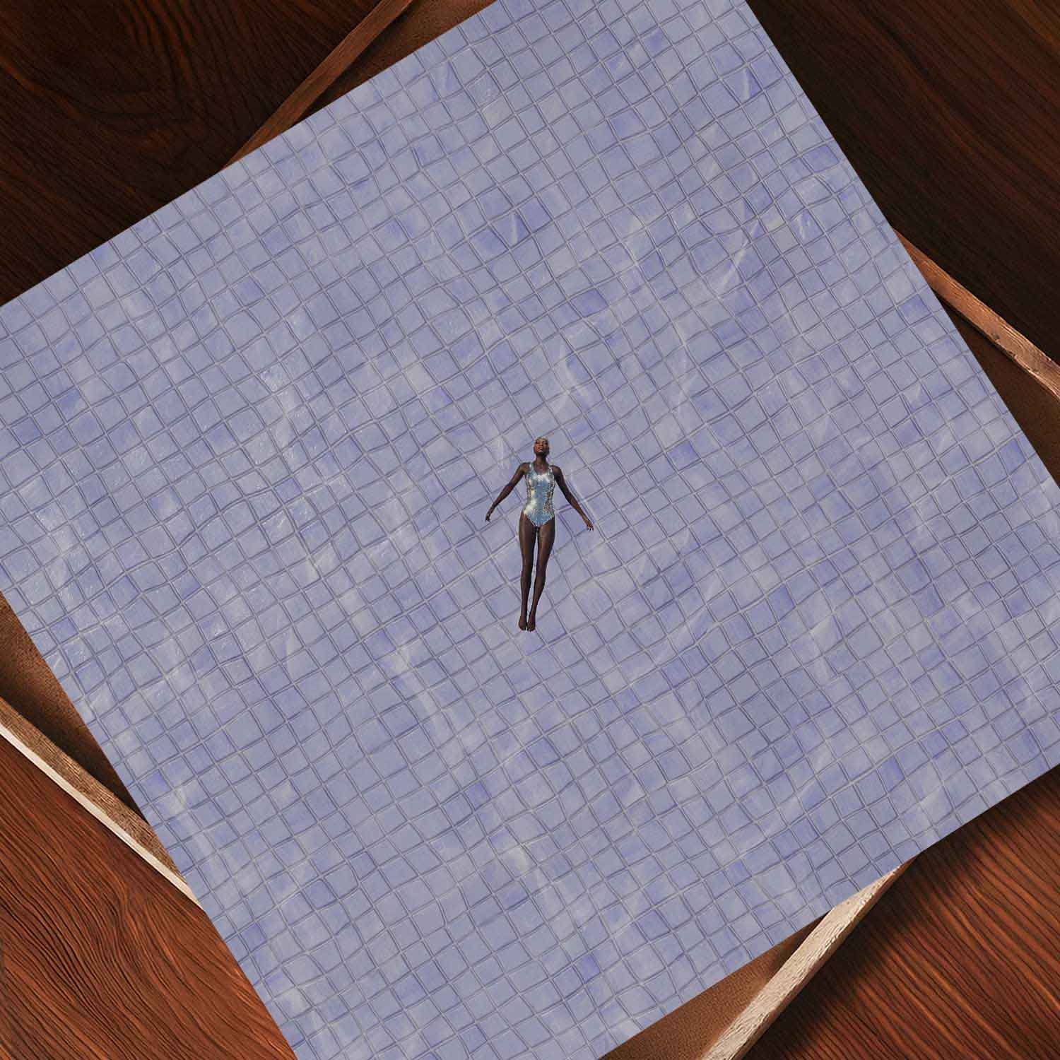 Lavender Drift, Square, Art Print