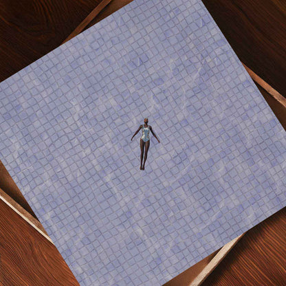 Lavender Drift, Square, Art Print