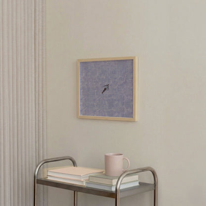 Lavender Drift, Square, Framed Art