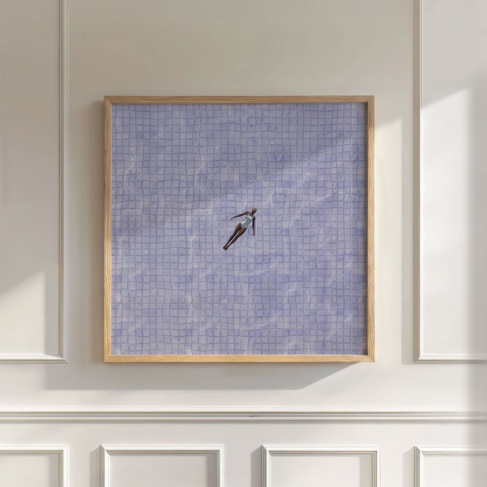 Lavender Drift, Square, Wall Art