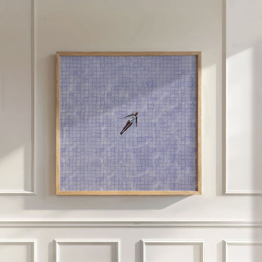 Lavender Drift, Square, Wall Art