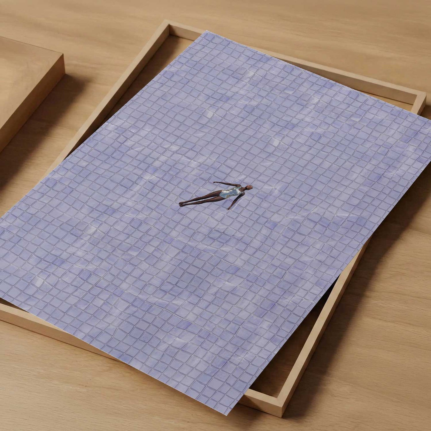 Lavender Drift, Vertical, Art Print