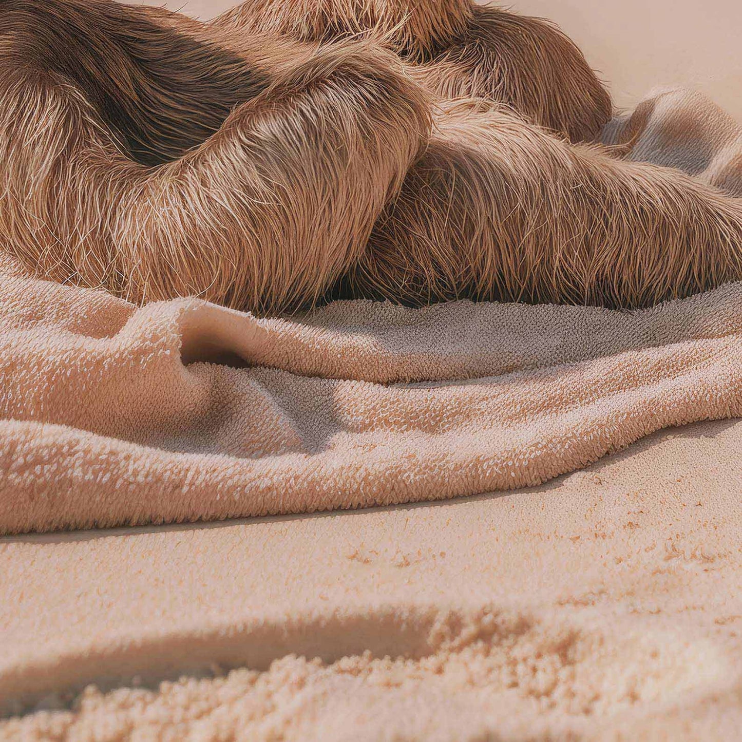 High Definition Print Quality Detail Of Lazy Beach Day