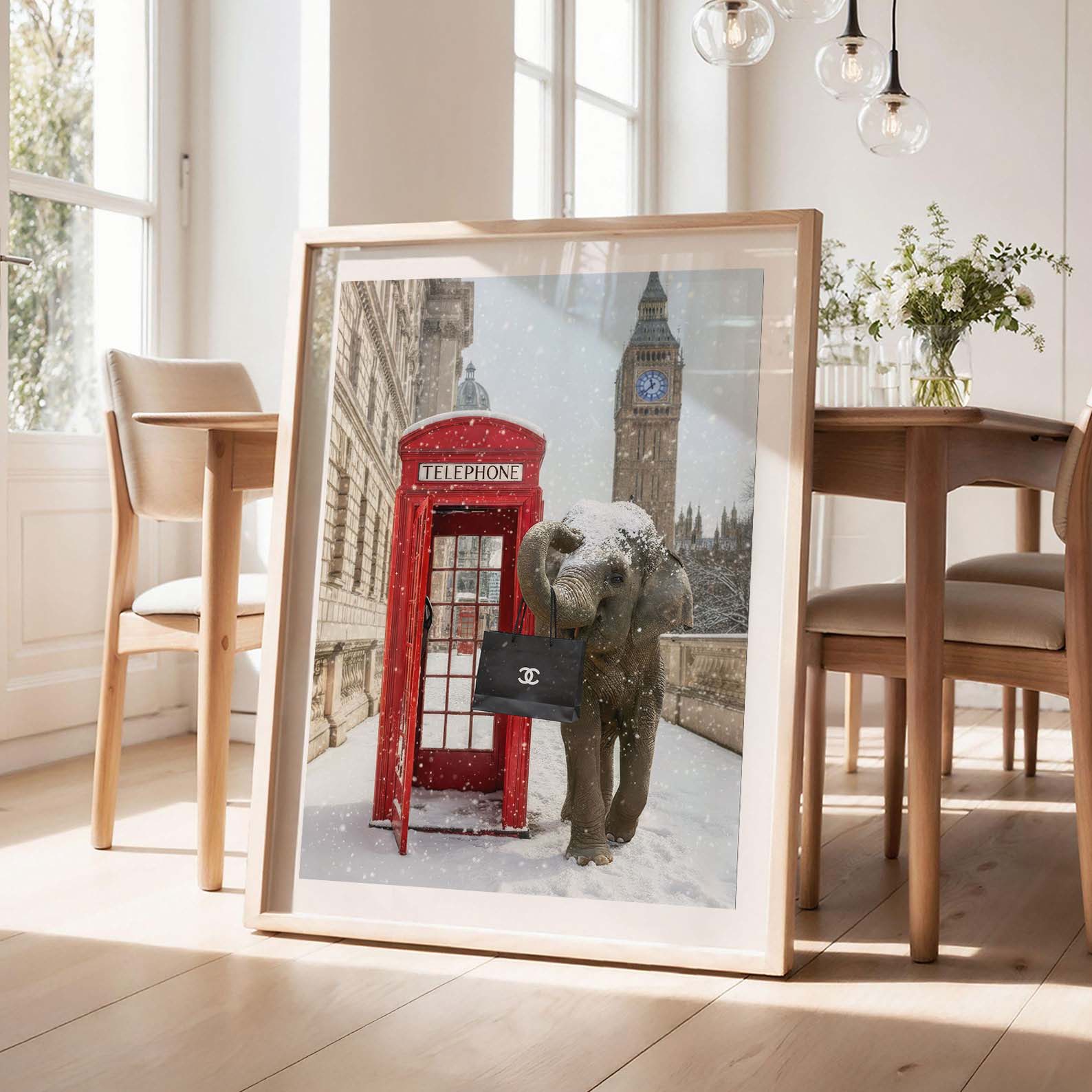 London Stroll, Vertical, Framed Art