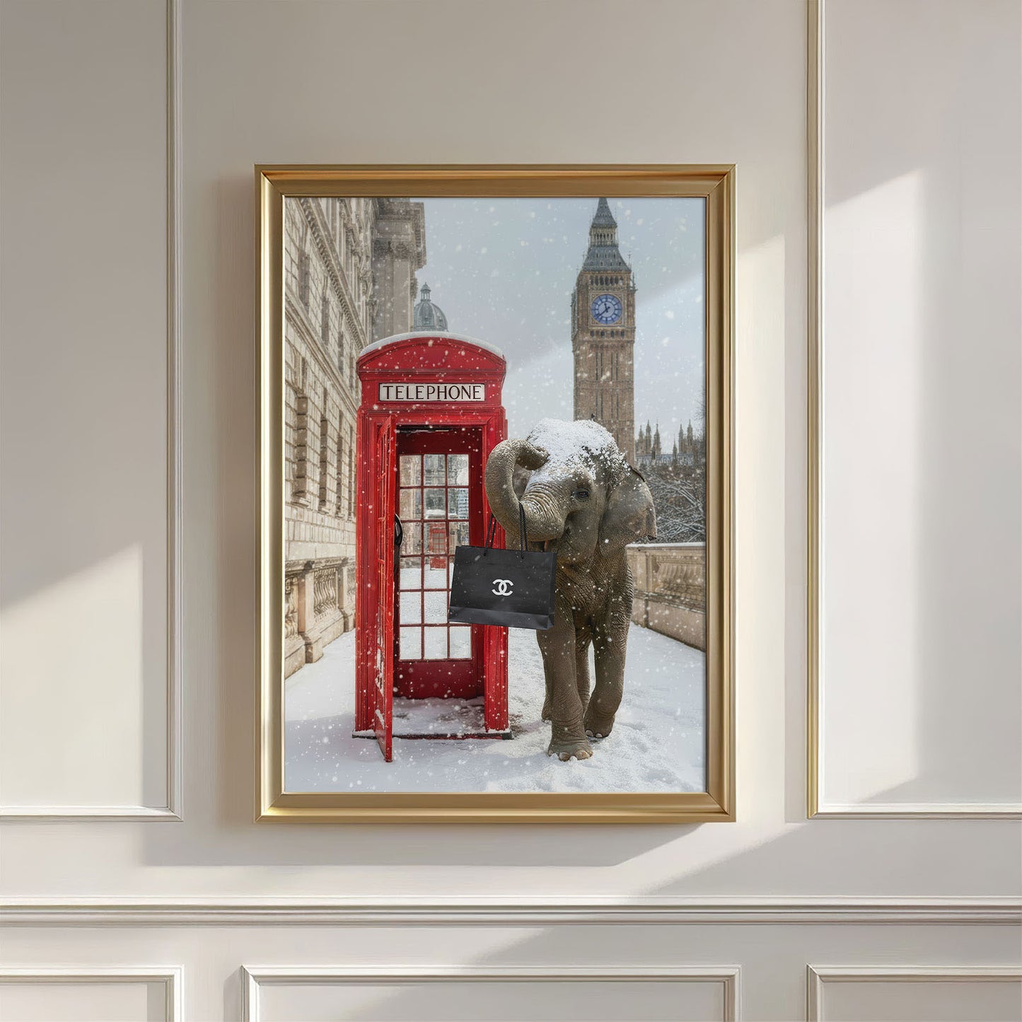 London Stroll, Vertical, Wall Art