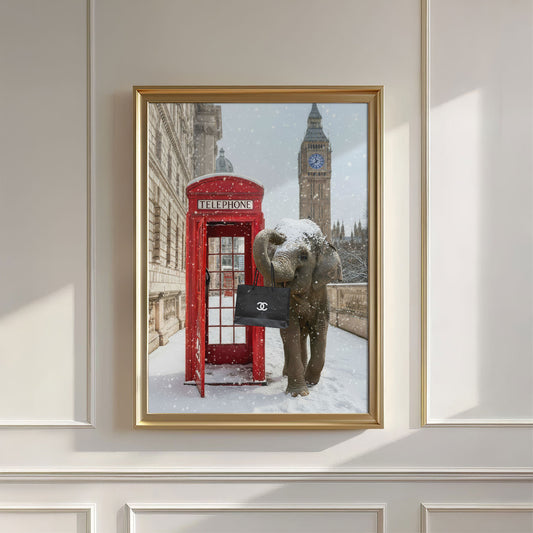 London Stroll, Vertical, Wall Art