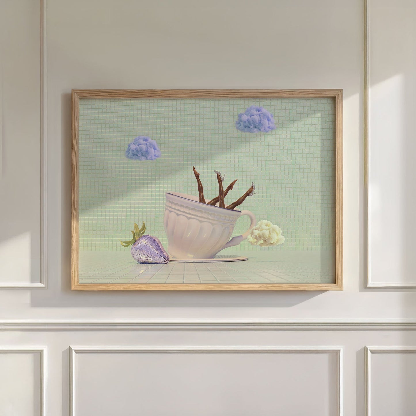 Matcha Latte, Horizontal, Wall Art