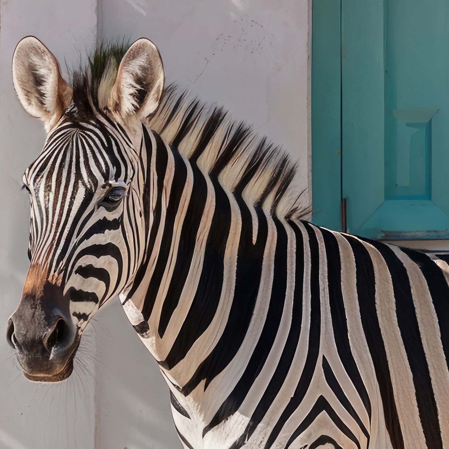 High Resolution Art Texture Of Mediterranean Zebra In Bloom