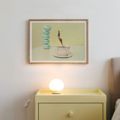 Minty High Dive, Horizontal, Framed Art