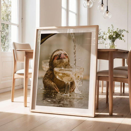 More Champagne Please I, Vertical, Framed Art