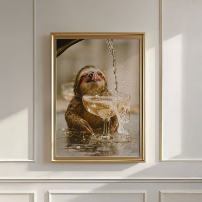 More Champagne Please I, Vertical, Wall Art