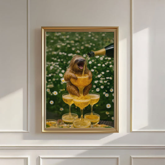 More Champagne Please, Vertical, Wall Art