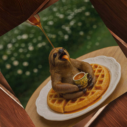 More Honey Please, Square, Art Print