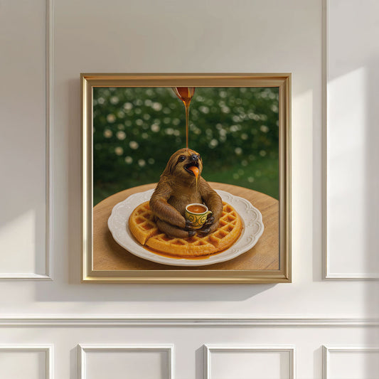 More Honey Please, Square, Wall Art