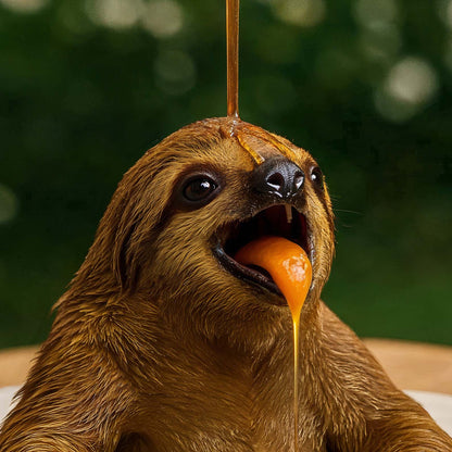 Extreme Close Up Detail Of More Honey Please