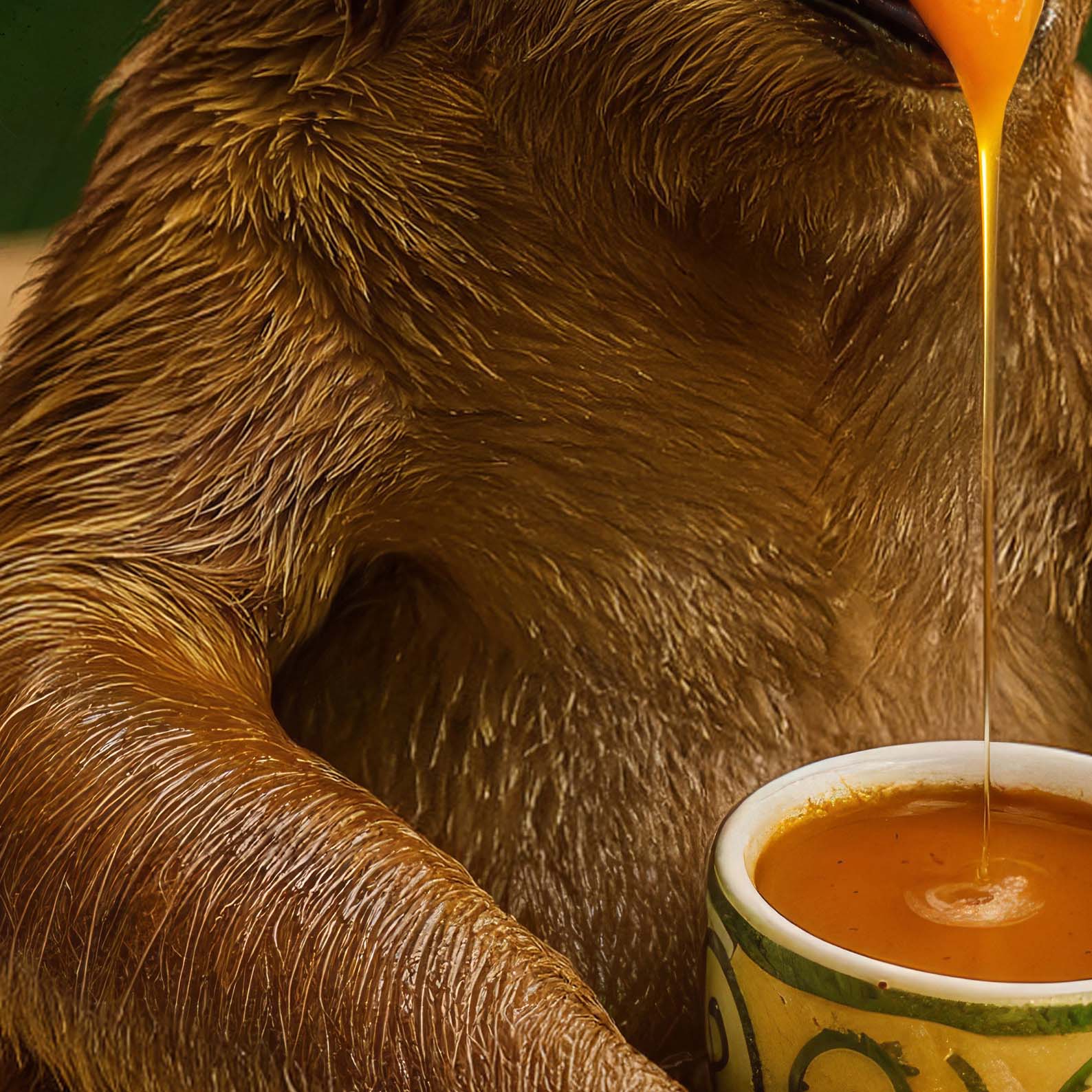 High Resolution Art Texture Of More Honey Please