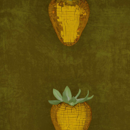 High Resolution Art Texture Of Olive Disco Berry Box