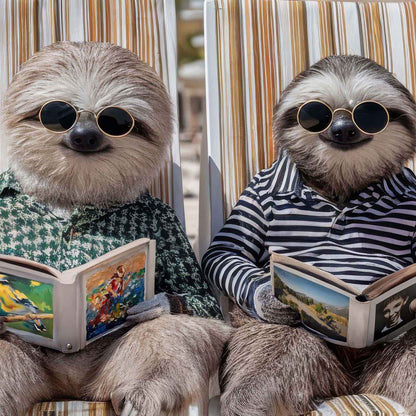 High Definition Print Quality Detail Of On The Beach II