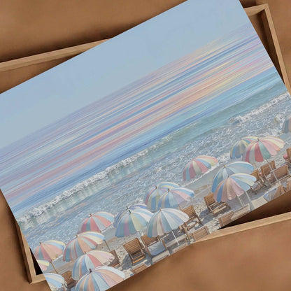 Pastel Seaside, Horizontal, Art Print