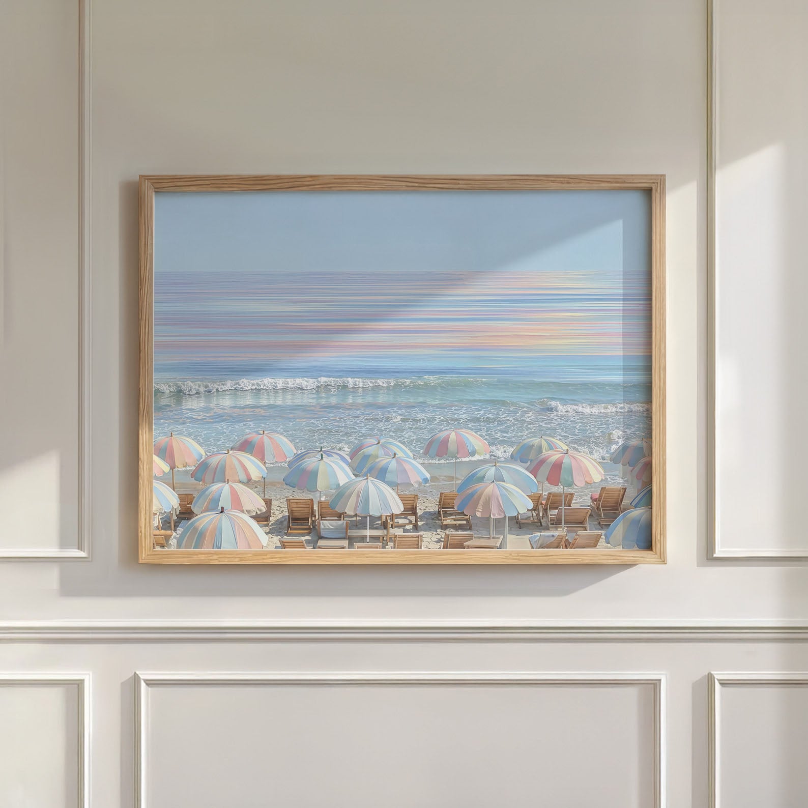 Pastel Seaside, Horizontal, Wall Art
