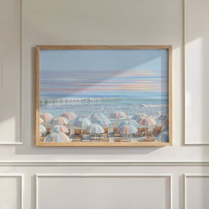 Pastel Seaside, Horizontal, Wall Art