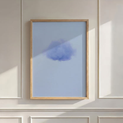 Petal Cloud · Blue Poppy, Wall Art, Vertical
