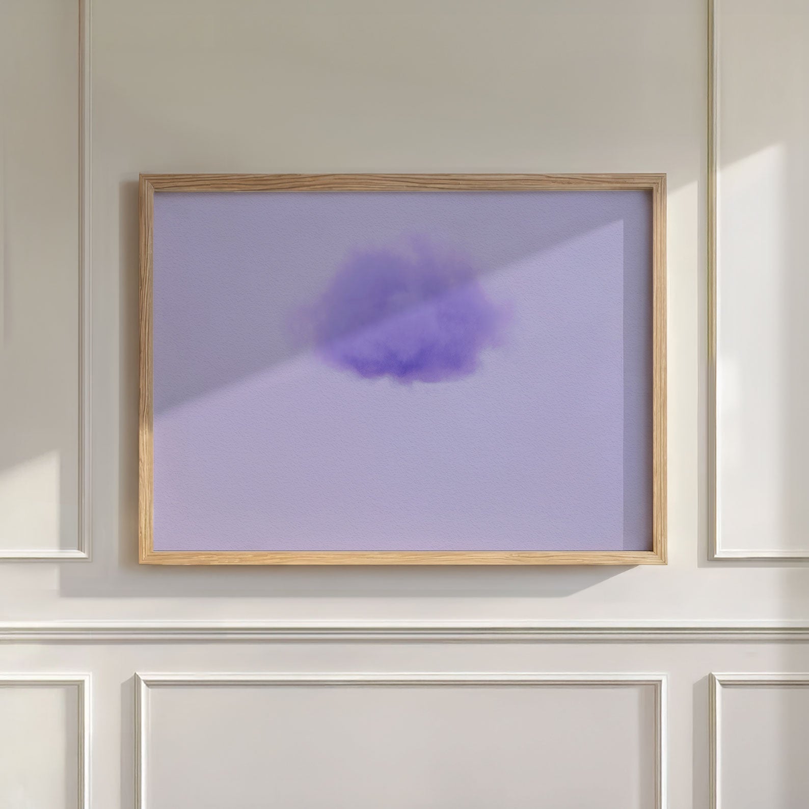 Petal Cloud · Lavender, Wall Art, Horizontal
