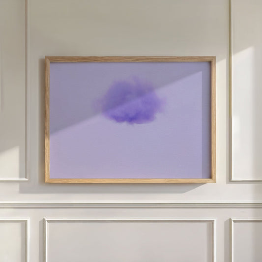 Petal Cloud · Lavender, Wall Art, Horizontal
