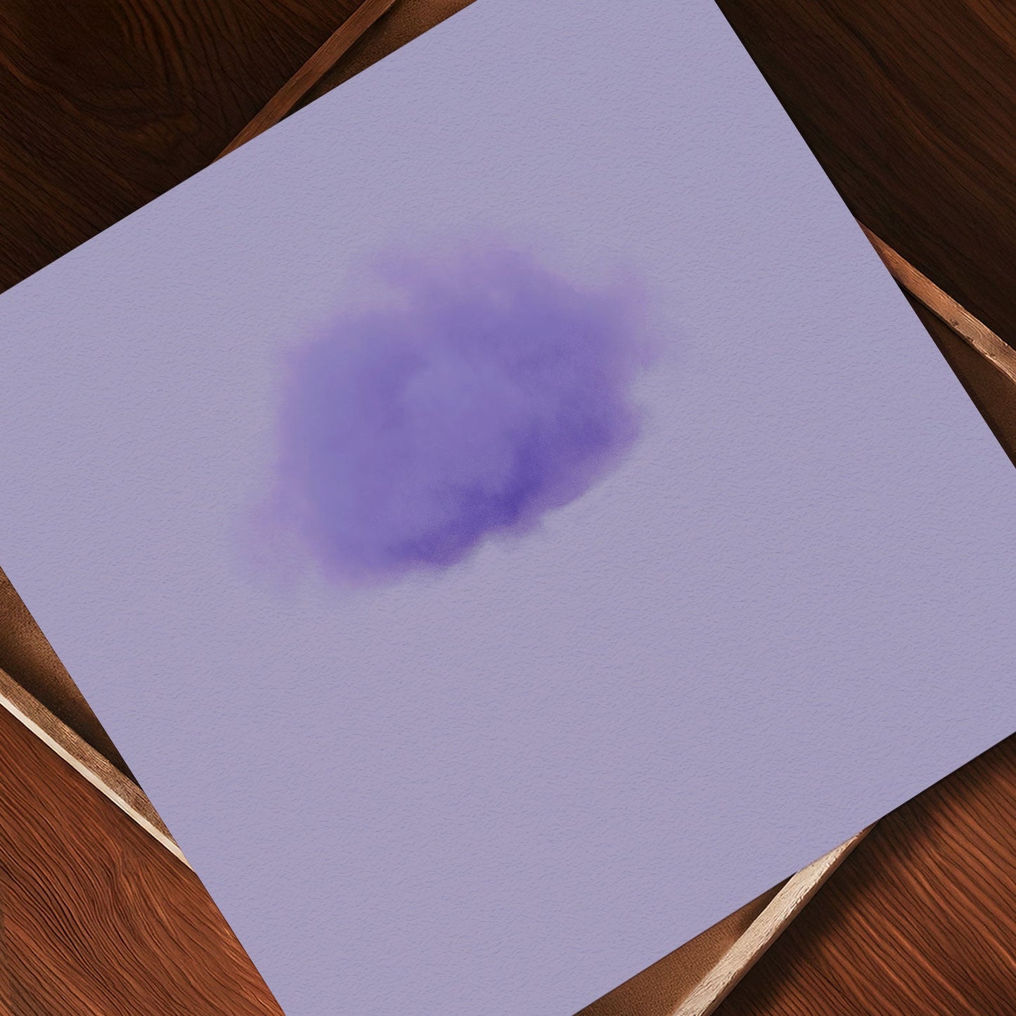 Art Print Showcase Of Petal Cloud · Lavender, Square