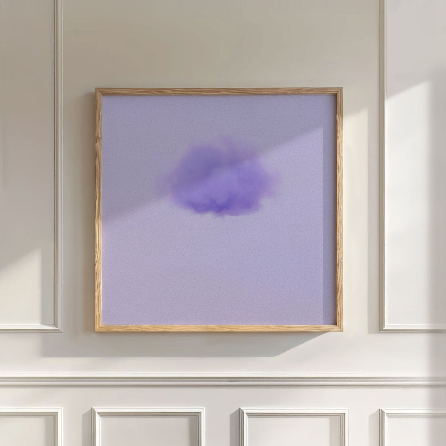 Petal Cloud · Lavender, Wall Art, Square