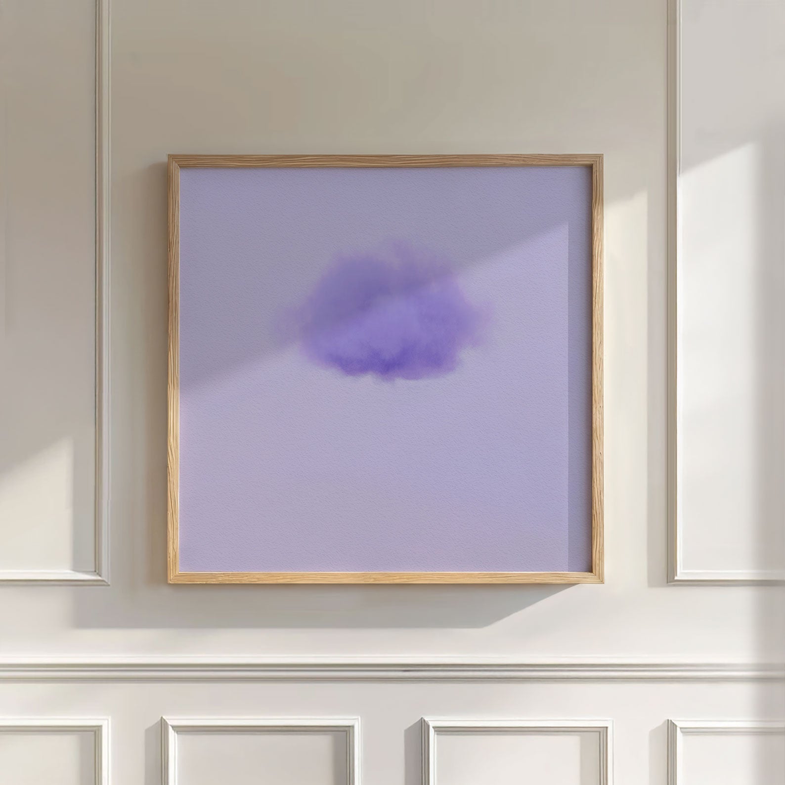 Petal Cloud · Lavender, Wall Art, Square