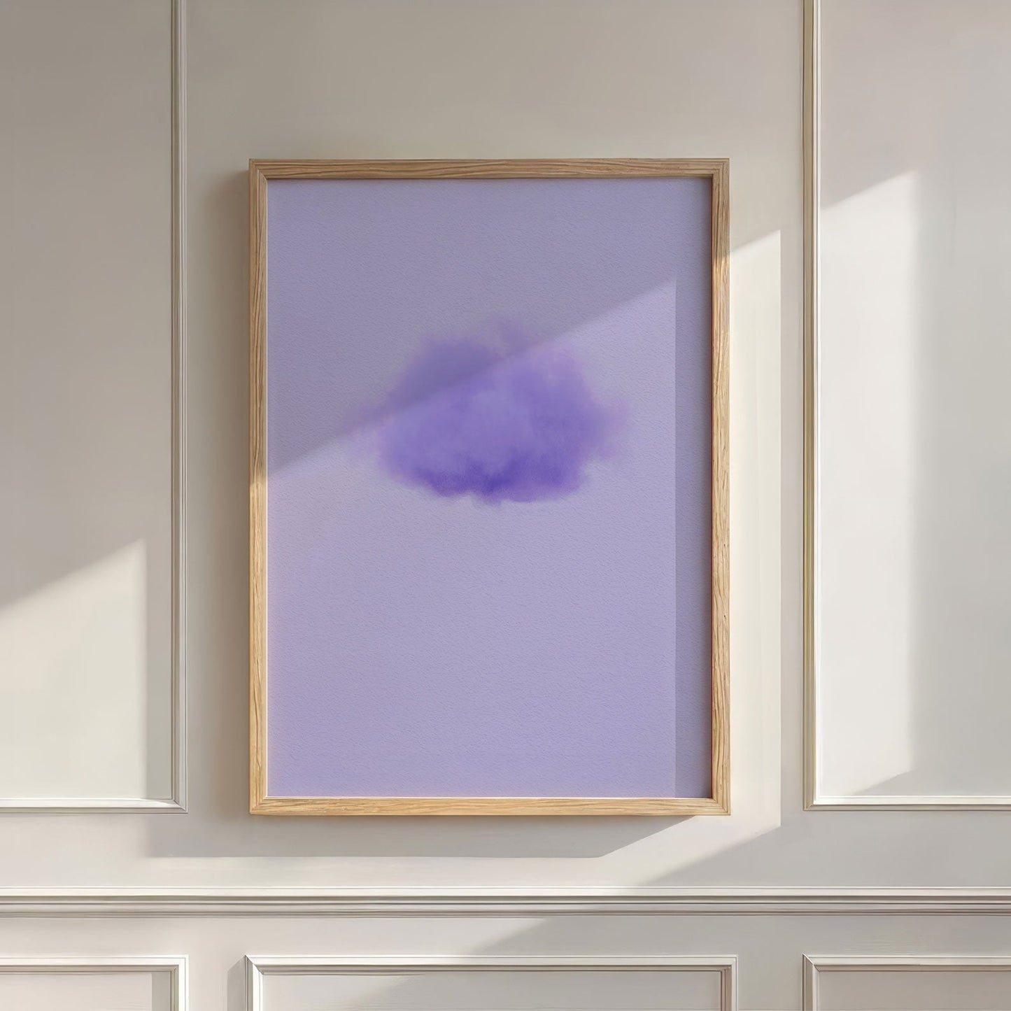 Petal Cloud · Lavender, Wall Art, Vertical