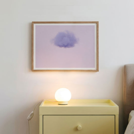 Framed Wall Art Of Petal Cloud · Orchid Mist, Horizontal
