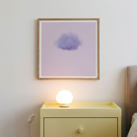 Framed Wall Art Of Petal Cloud · Orchid Mist, Square